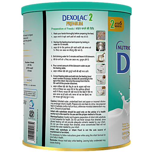 Dexolac Premium - 2 Follow-up Formula, 400 g  