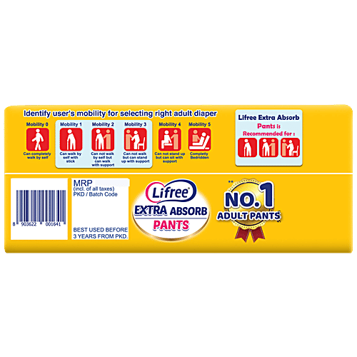 Buy Lifree Absorbent Pants Medium 10 Pcs Online At Best Price bigbasket