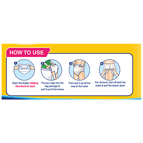 Buy Lifree Absorbent Pants Large 10 Pcs Online At Best Price of Rs 550