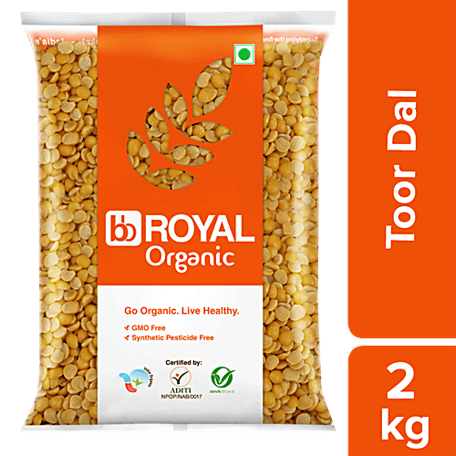 bb Royal Organic - Toor Da//Togari Bele, 2 kg  