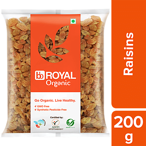 bb Royal Organic - Raisins/Kishmish, 200 g  