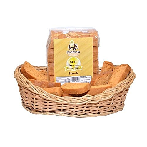 Dadiwala Premium Rusk - Suji, 300 g  