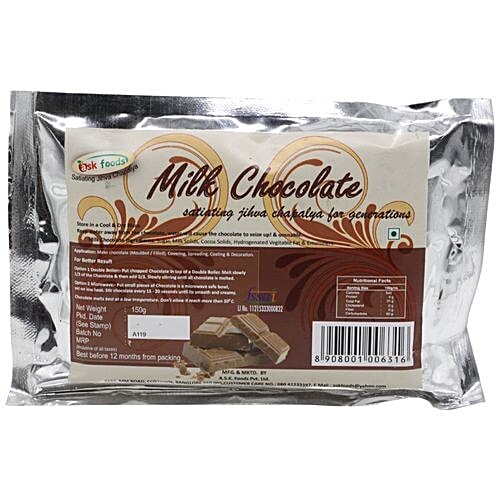 Ask Foods Chocolate - Milk, 150 g  