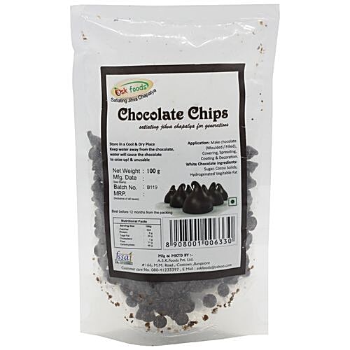 Ask Foods Chocolate - Chips, 100 g  
