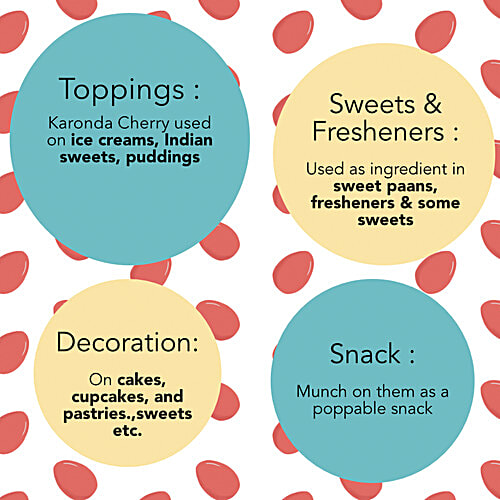 Ask Foods Cherry, 100 g  Zero Cholesterol