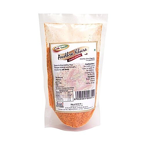 Ask Foods Chutney Powder - Andhra Khara, 100 g  