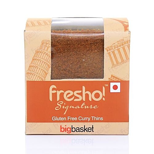 Fresho Signature Thin Cookie - Curry Crisp, Gluten Free, 100 g  