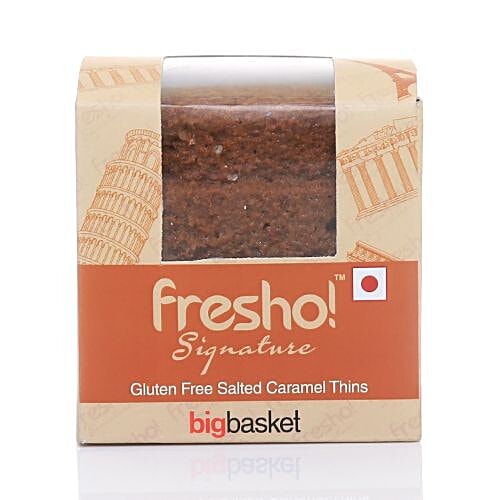 Fresho Signature Thin Cookie - Salted Caramel, Gluten Free, 100 g  