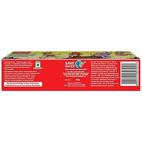 Colgate Kids Toothpaste - Bubble Fruit Flavour, 40 g  Clinically Proven Cavity & Enamel Protection