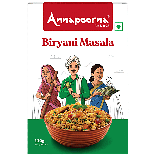 Annapoorna Masala - Biriyani, 50 g  