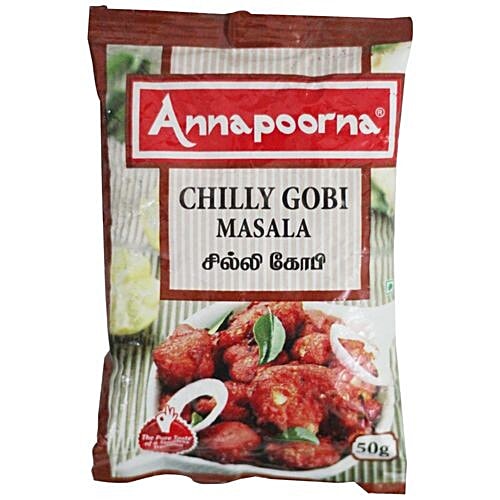 Annapoorna Masala - Chilly Gobi, 50 g  