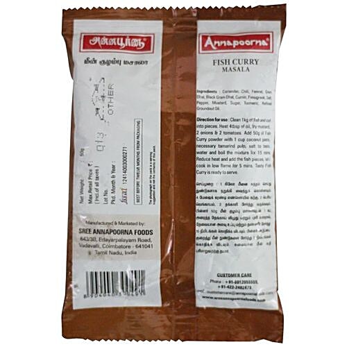 Annapoorna Masala - Fish Curry, 50 g  