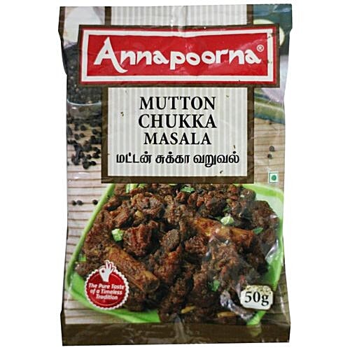 Annapoorna Ready Mix - Mutton Chukka Varuval, 50 g  