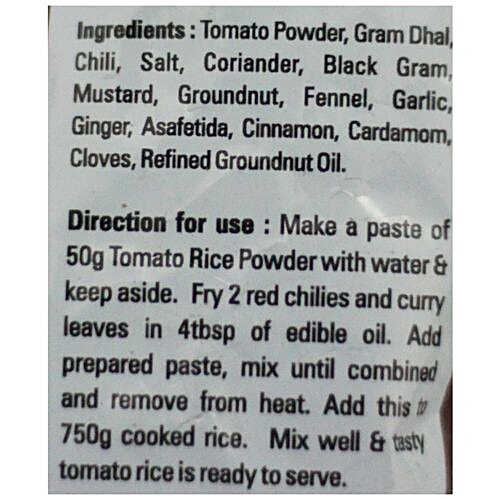 Annapoorna Powder - Tomato Rice, 50 g  