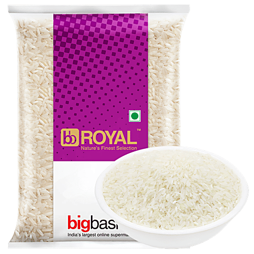bb Royal Sona Masoori Rice/Akki Raw Rice/Akki - Super Premium, 1 kg (18+ Months Old)