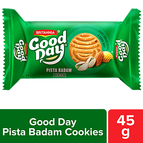 Britannia Good Day Pista Badam Cookies, 45 g