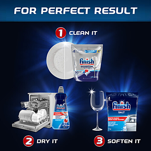 Finish Rinse & Shine Aid Dishwash Liquid, 400 ml  