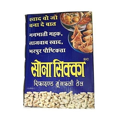 Sona Sikka Refined Oil - Groundnut, 15 L  