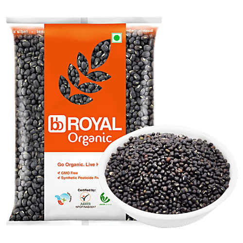 bb Royal Organic - Urad Black, Whole, 500 g  
