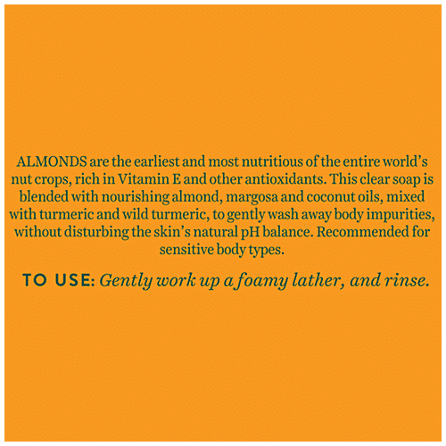 BIOTIQUE Almond Oil Nourishing Bathing Bar, 75 g  Organically Pure & Preservation Free