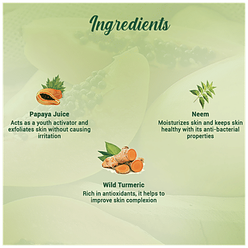 BIOTIQUE Deep Cleanse Face Wash - Papaya, For Visibly Glowing Skin, All Skin Type, 100 ml  100% Botanical Extracts