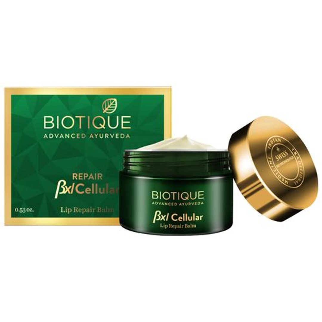 BIOTIQUE Lip Balm - Bio Almond Repair, Bxl Cellular, 15 g 