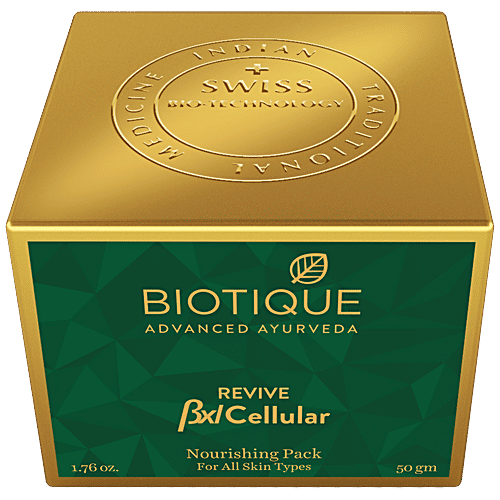 BIOTIQUE Face Pack - Bio Pistachio Nourishing, Bxl Cellular, 50 g  