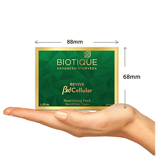 BIOTIQUE Face Pack - Bio Pistachio Nourishing, Bxl Cellular, 50 g  