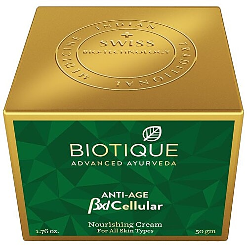Buy Biotique Face Cream Bio Saffron Nourishing Bxl Cellular 50 Gm