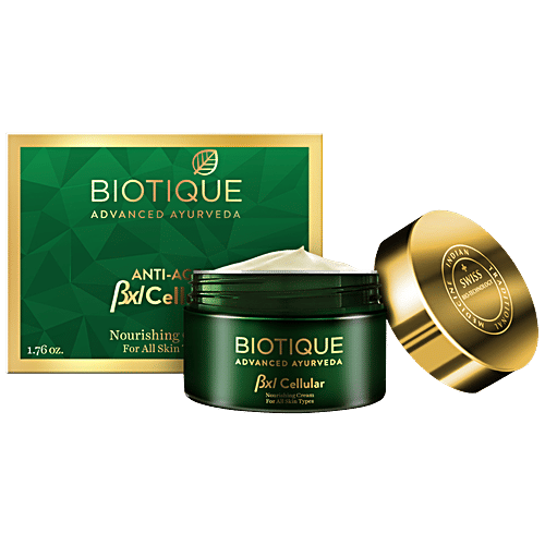 Buy Biotique Face Cream Bio Saffron Nourishing Bxl Cellular 50 Gm