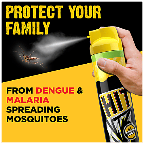 Buy Hit Spray Flying Insect Killer Lime 625 Ml Online At Best Price of