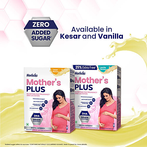 Horlicks Mother's Plus, Kesar, 500 g  