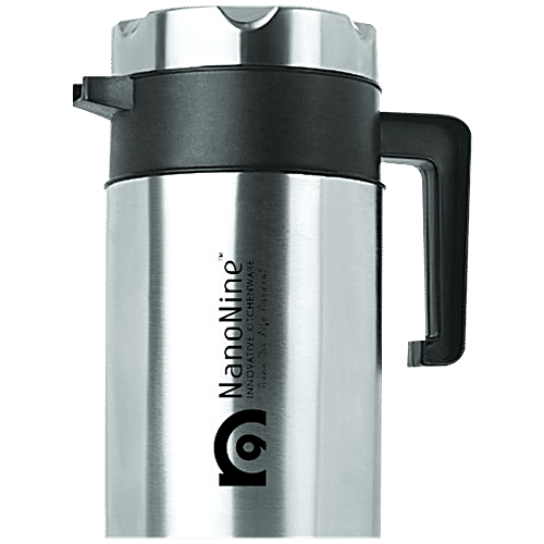 NanoNine S.S. Insulated Tea Pot/Flask, 1 L  Food Grade Material & Unbreakable