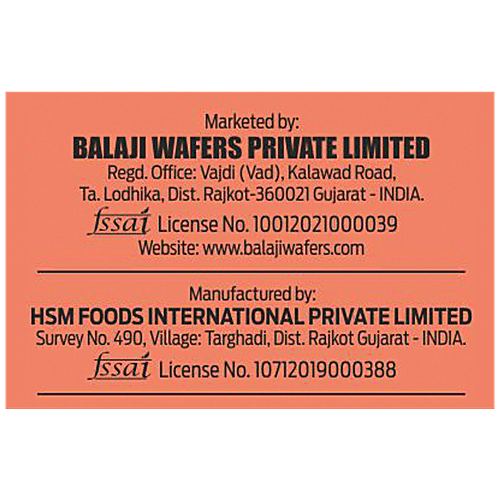 Balaji Khakhra - Masala, 180 g  0 Trans Fat & 0 Cholesterol