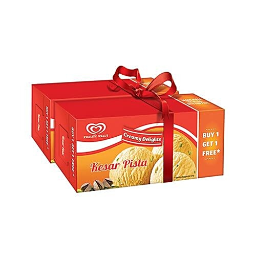 Buy kwality walls Frozen Dessert Kesar Pista, Party Pack Online at