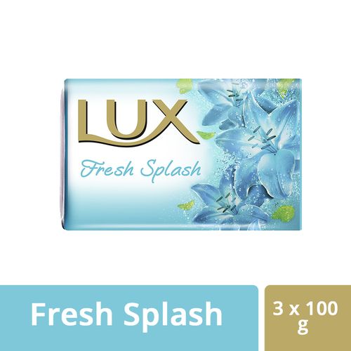 Buy Lux Soap Bar Fresh Splash Cooling Mint Sea Minerals 100 Gm Online
