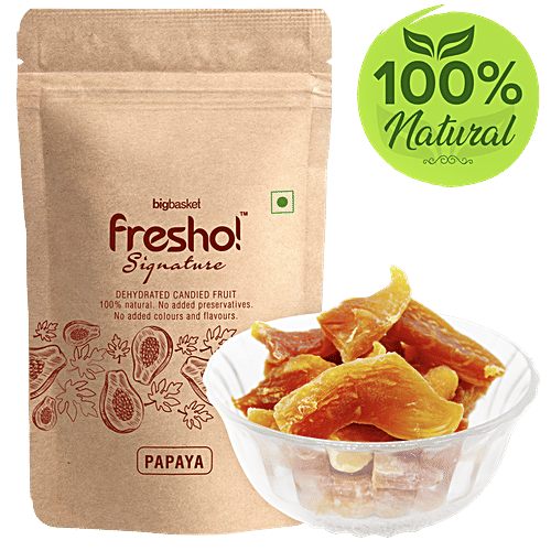 Fresho Signature Dry Fruit Papaya, 50 g  