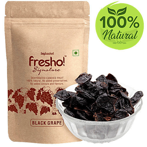 Fresho Signature Dry Fruit Black Grape, 50 g  