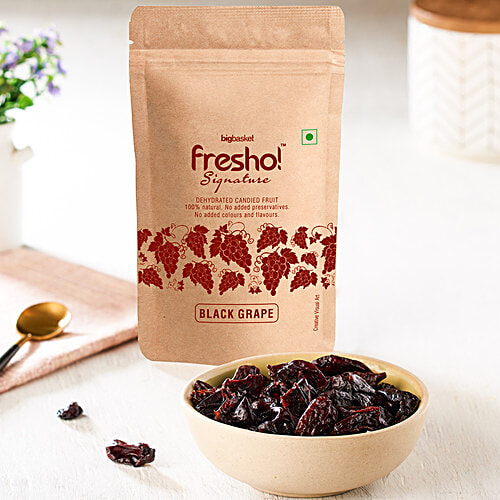 Fresho Signature Dry Fruit Black Grape, 50 g  