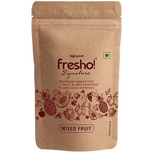 fresho! Signature Mixed Fruit, 50 g  Dehydrated Candied Fruit, No Added Preservatives
