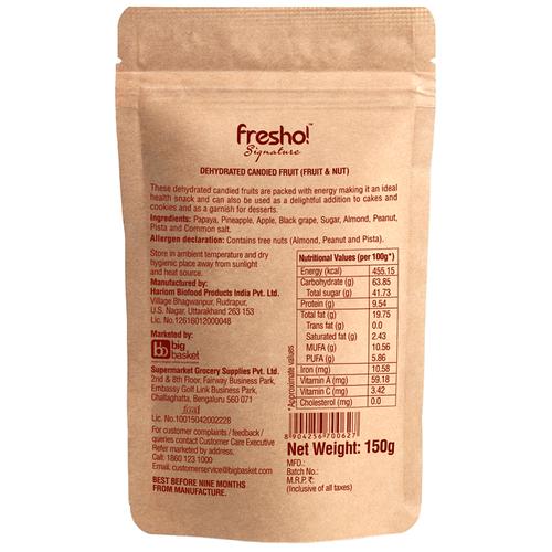 Fresho Signature Fruits & Nuts, 150 g  Dehydrated Candied Fruit, No Added Preservatives