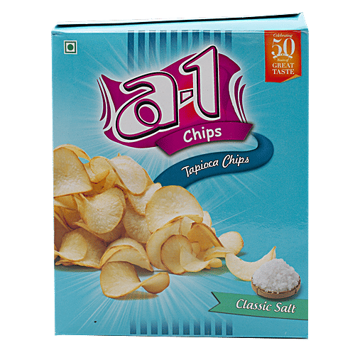 A-1 Chips Tapioca Chips - Classic Salt, 160 g  
