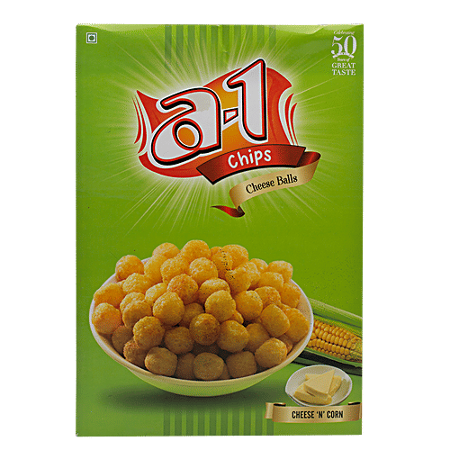 Buy A 1 Chips Cheese Balls Cheese N Corn 200 Gm Online at the Best