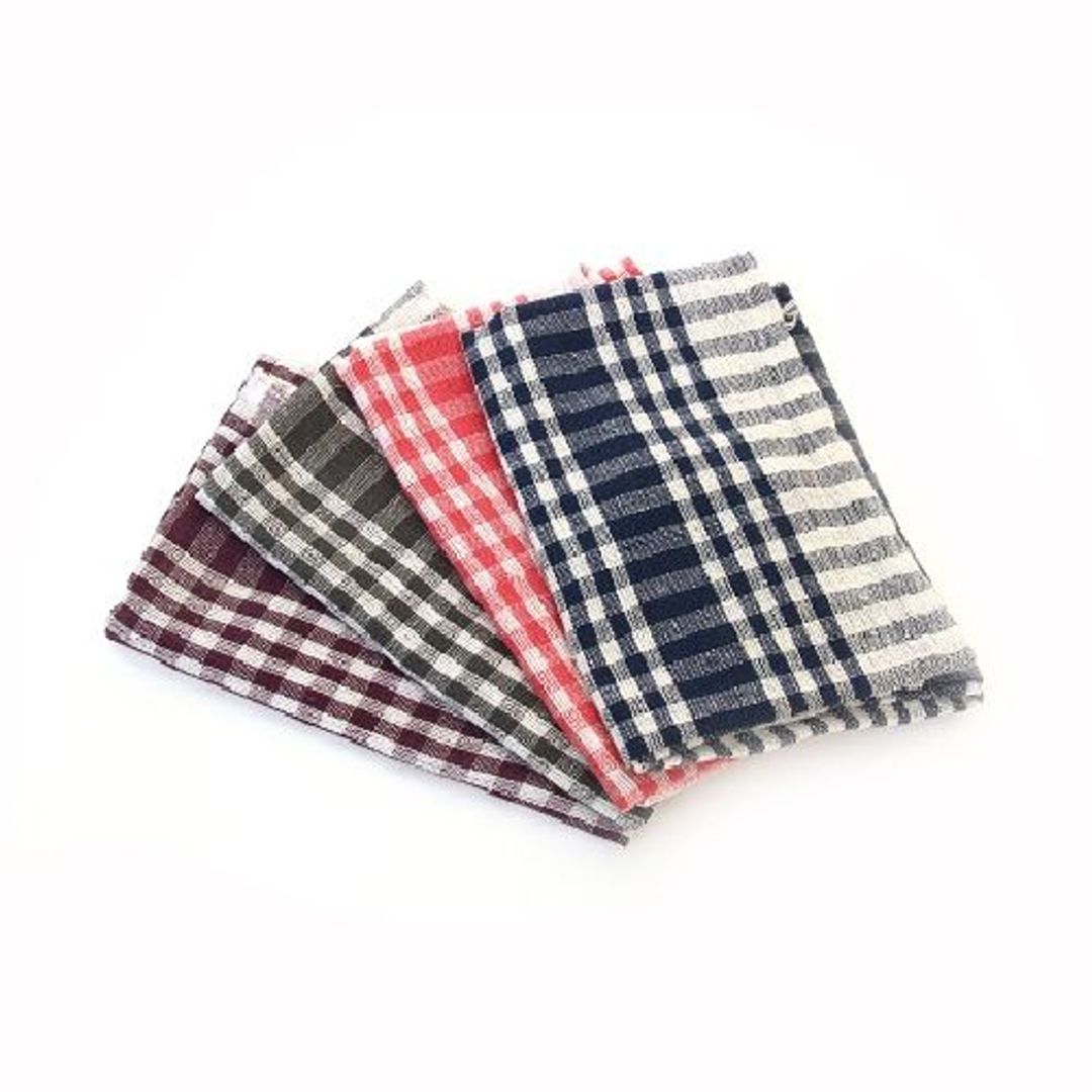 Simply Clean Cotton Kitchen Towels - Assorted Colors, 4 pcs 