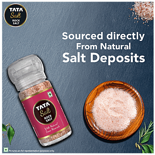 Buy Tata Salt Rock Salt Crusher Pink 100 gm Online at Best Price. of