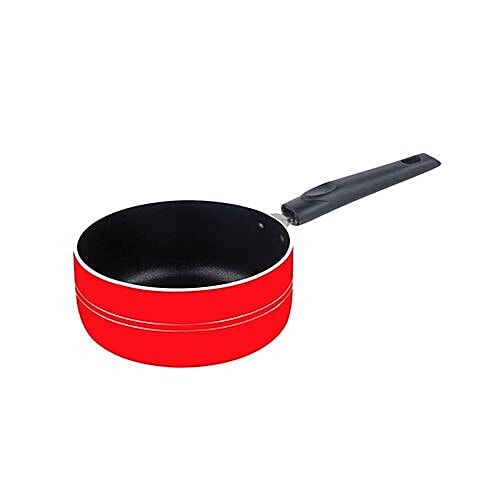 Nirlon Aluminium Non-Stick Saucepan - 17.5 cm, 2.6 mm, Bakelite Handle, 1.5 L  PFOA Free