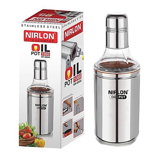 Buy Nirlon Stainless Steel OilVinegar Dispenser/Pourer/Can/Dropper