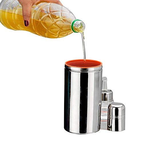 Buy Nirlon Stainless Steel OilVinegar Dispenser/Pourer/Can/Dropper