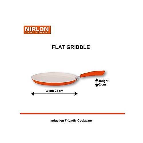 Buy Nirlon Induction Ceramic Dosa Tawa 28 Cm Online At Best Price of Rs