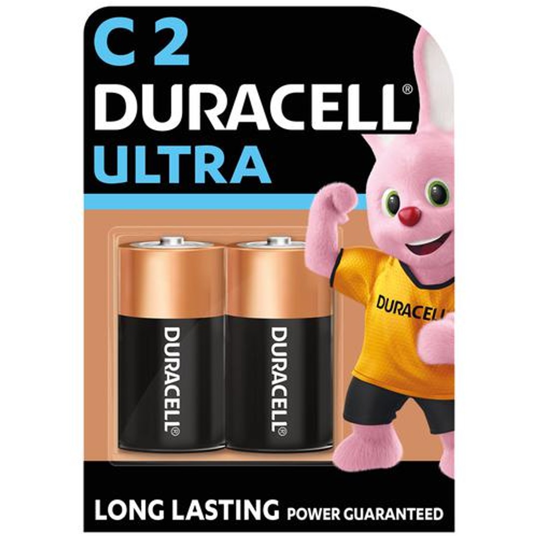 Buy Duracell Ultra Alkaline C Batteries Long Lasting Power Guaranteed